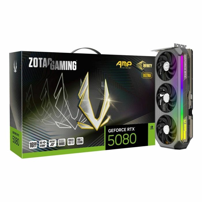 Tarjeta Gráfica Zotac ZT-B50800BU-10P GEFORCE RTX 5080 16 GB GDDR6X GDDR7 11 Tarjeta Gráfica Zotac ZT-B50800BU-10P GEFORCE RTX 5080 16 GB GDDR6X GDDR7 11