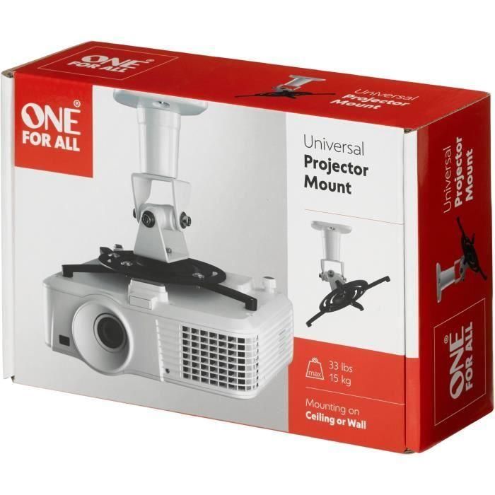 One For All WM5320 Soporte Universal de Techo para Proyector - Compatible con la Mayoría de Proyectores 3 One For All WM5320 Soporte Universal de Techo para Proyector - Compatible con la Mayoría de Proyectores 3