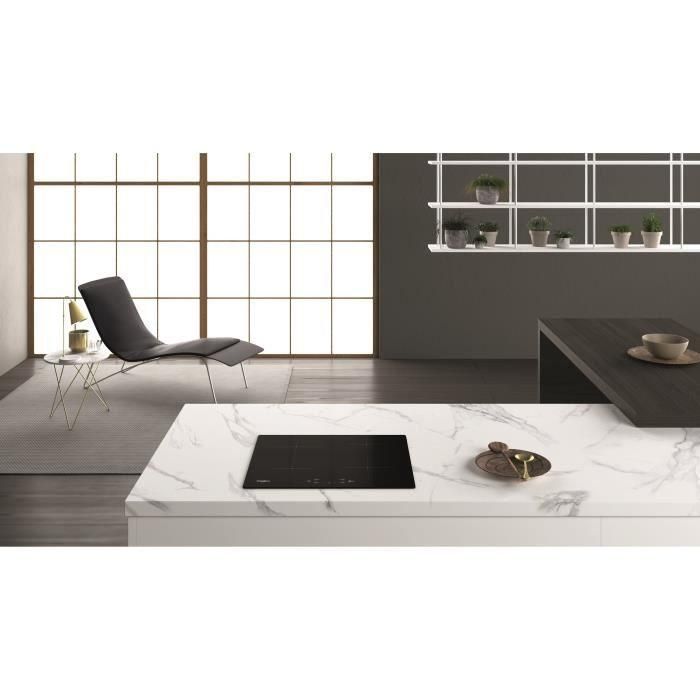 Whirlpool WSQ2160NE Placa de Inducción 60 cm, 4 Quemadores con Booster, Potencia 7200W 4 Whirlpool WSQ2160NE Placa de Inducción 60 cm, 4 Quemadores con Booster, Potencia 7200W 4