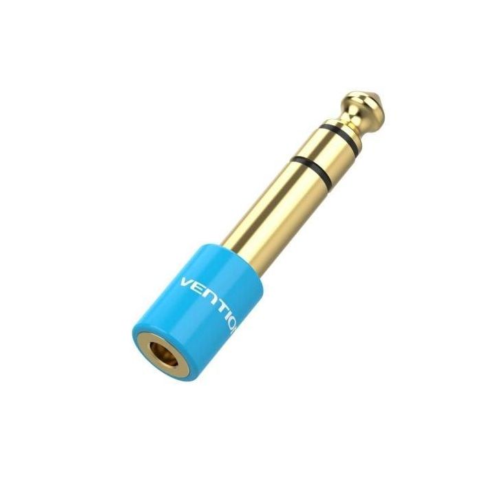 Vention VAB-S01-L Adaptador de Audio Jack 6.5mm Macho a 3.5mm Hembra, Cobre Chapado en Oro para Micrófono e Instrumentos, Azul 0 Vention VAB-S01-L Adaptador de Audio Jack 6.5mm Macho a 3.5mm Hembra, Cobre Chapado en Oro para Micrófono e Instrumentos, Azul 0