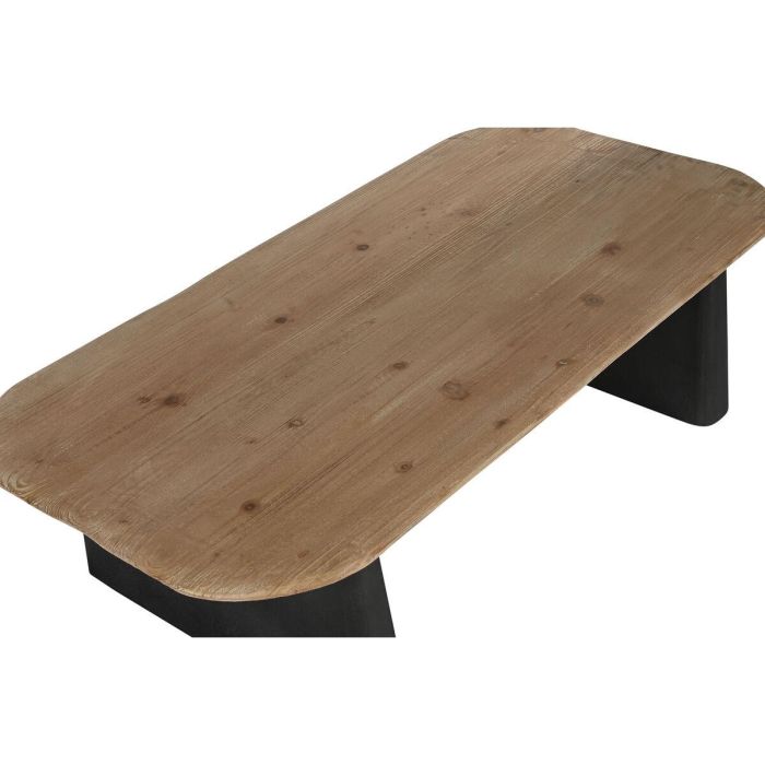 Mesa de Centro Home ESPRIT Negro Natural 120 x 60 x 32 cm 6