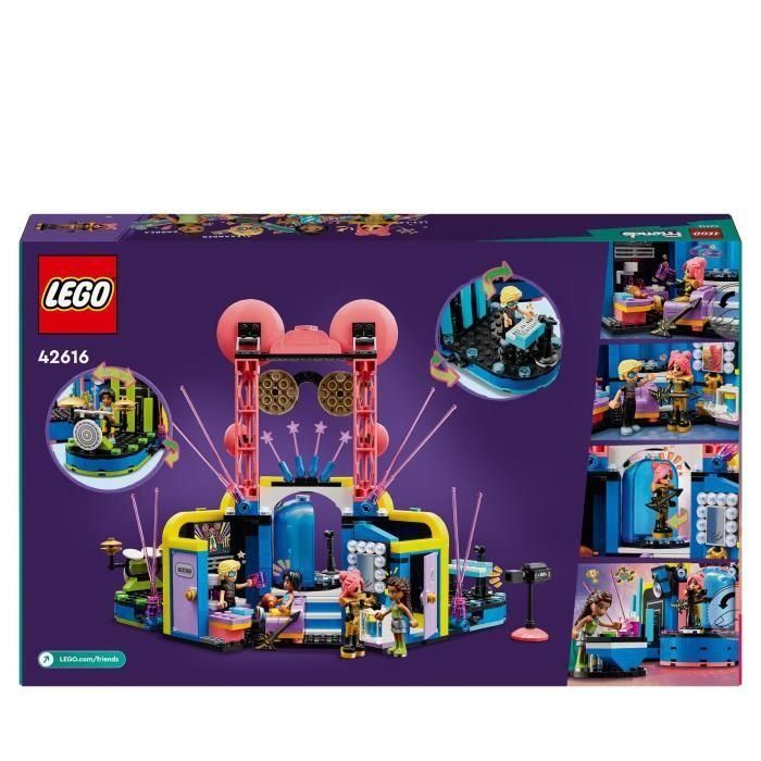 LEGO 42616 Friends Espectáculo Musical de Heartlake City, Juguete con 4 Minifiguras de Andrea, Escena e Instrumentos 5 LEGO 42616 Friends Espectáculo Musical de Heartlake City, Juguete con 4 Minifiguras de Andrea, Escena e Instrumentos 5