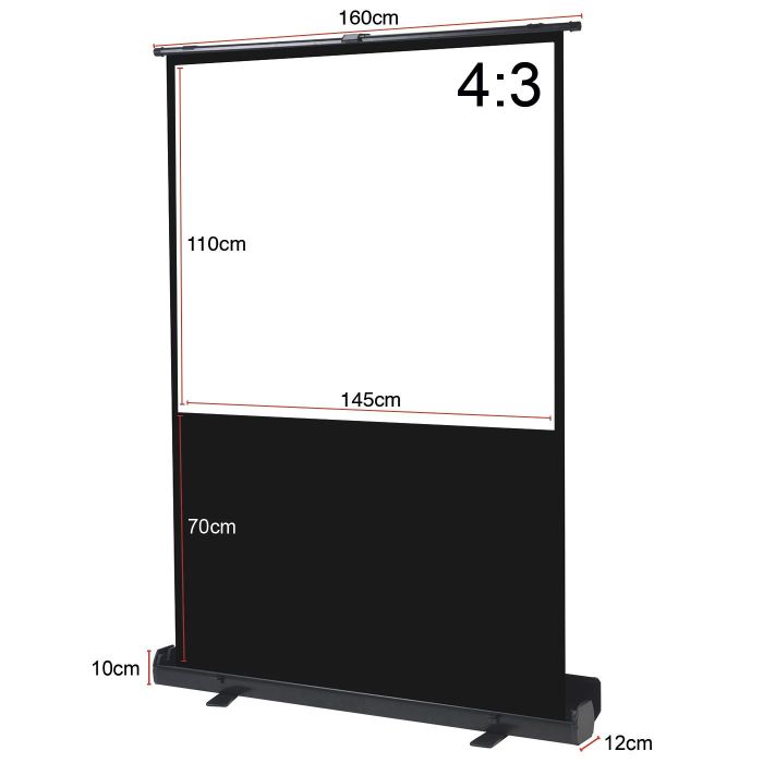 Phoenix Technologies Pantallaport-145 Pantalla Proyección Portátil Manual 72" (4:3) con Carcasa de Acero 1 Phoenix Technologies Pantallaport-145 Pantalla Proyección Portátil Manual 72" (4:3) con Carcasa de Acero 1