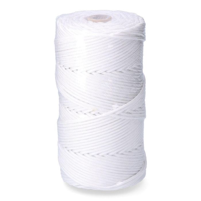 Cuerda trenzada pp blanca 5 mm x 200 m 2 Cuerda trenzada pp blanca 5 mm x 200 m 2