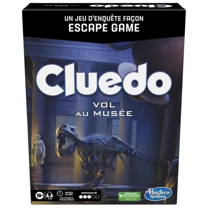 Cluedo Escape Flight en el Museo - Juego de Investigación del Juego de Escape - Juego de Plateau Cooperativa Familiar - de 10 años 4