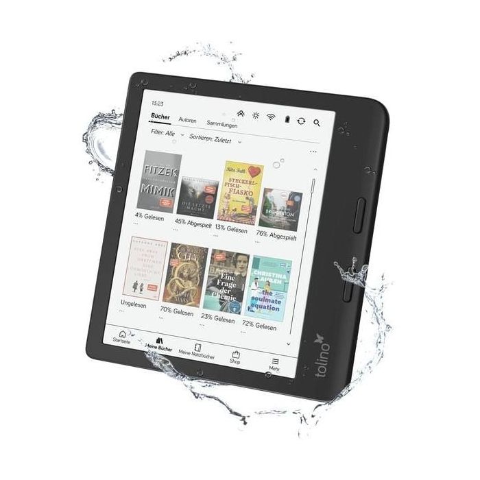 Tolino 4016621130183 Vision Color eReader 7" E Ink Kaleido Color, Táctil, 32GB, WiFi, Bluetooth, USB-C, Resistente al Agua 5