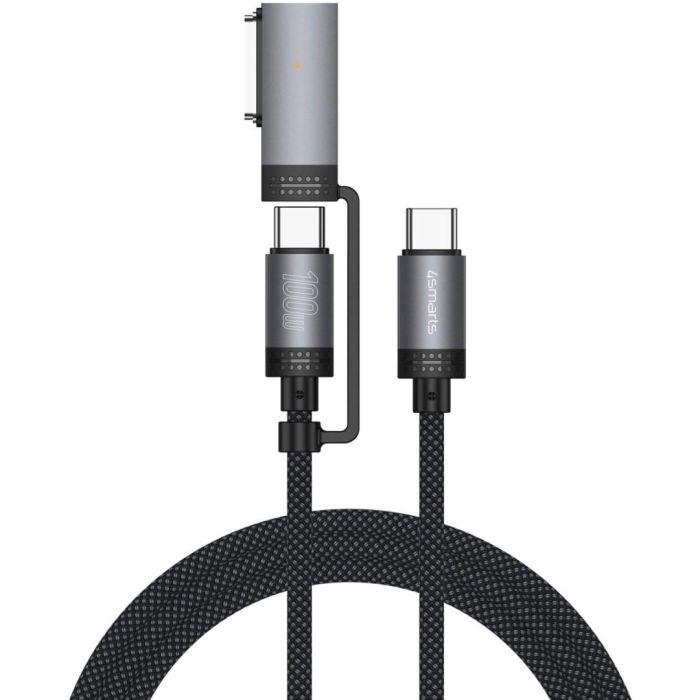 4smarts Adaptador y Cable USB-C ComboCord MagSafe 3 100W 2m