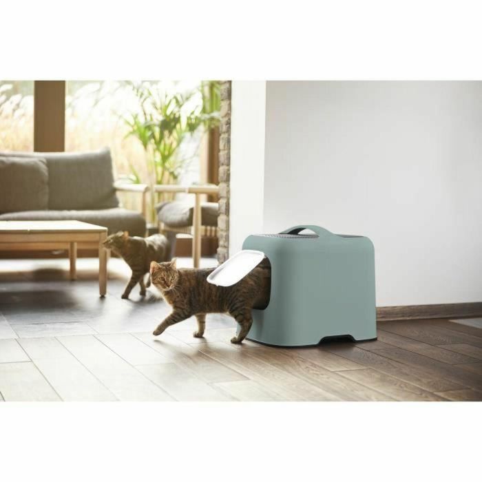 Arenero para Gatos Rotho Biala Verde Plástico 51 x 39,5 x 44,3 cm 1 Arenero para Gatos Rotho Biala Verde Plástico 51 x 39,5 x 44,3 cm 1