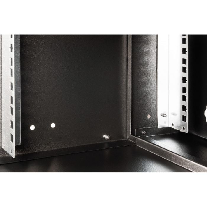 Digitus Wandgehäuse SOHO PRO 4HE 240x540x400 mm 19" schwarz 7 Digitus Wandgehäuse SOHO PRO 4HE 240x540x400 mm 19" schwarz 7