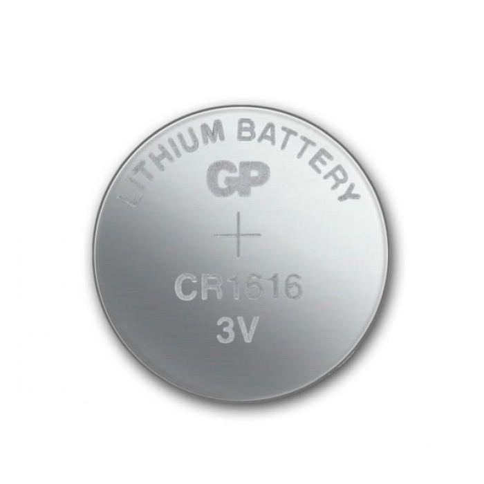 GP CR1616 Pila de Botón Litio, Pack de 5 Unidades, para Dispositivos Electrónicos, Calculadoras, Juguetes y Mandos 2