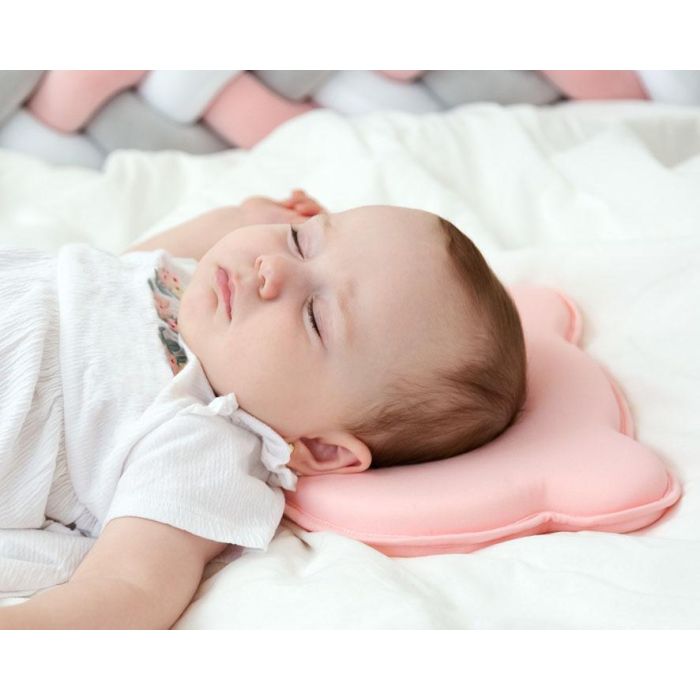 KioKids Almohada Ergonómica para Bebés Rosa Anti Plagiocefalia +0 Meses con Cavidad Central Algodón 100% 1 KioKids Almohada Ergonómica para Bebés Rosa Anti Plagiocefalia +0 Meses con Cavidad Central Algodón 100% 1