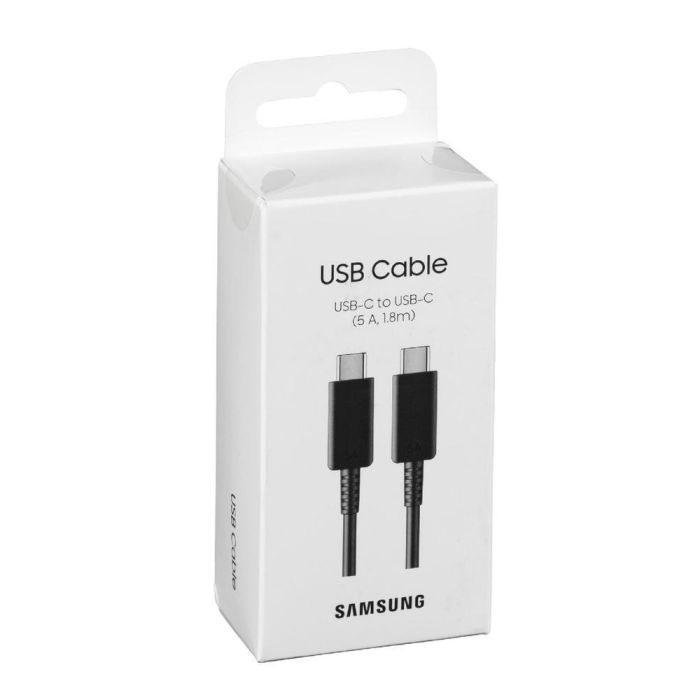 Samsung EP-DX510JBEGEU Cable USB-C a USB-C 5A 1,8M Negro 4