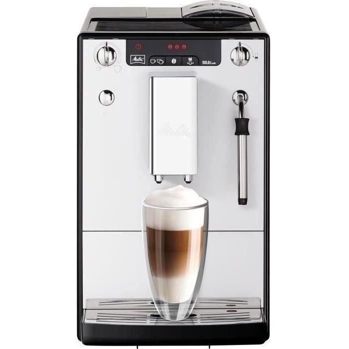 Melitta Caffeo Solo & Milk E 953-102 con molinillo integrado Plata 1 Melitta Caffeo Solo & Milk E 953-102 con molinillo integrado Plata 1