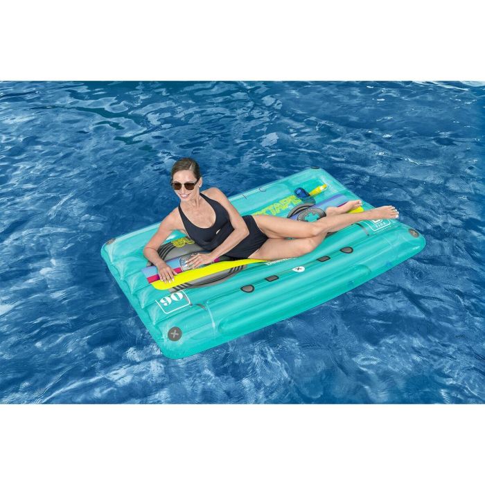 Bestway Colchoneta Hinchable Retro Cassette 174x117 cm Playa y Piscina 43649 2 Bestway Colchoneta Hinchable Retro Cassette 174x117 cm Playa y Piscina 43649 2