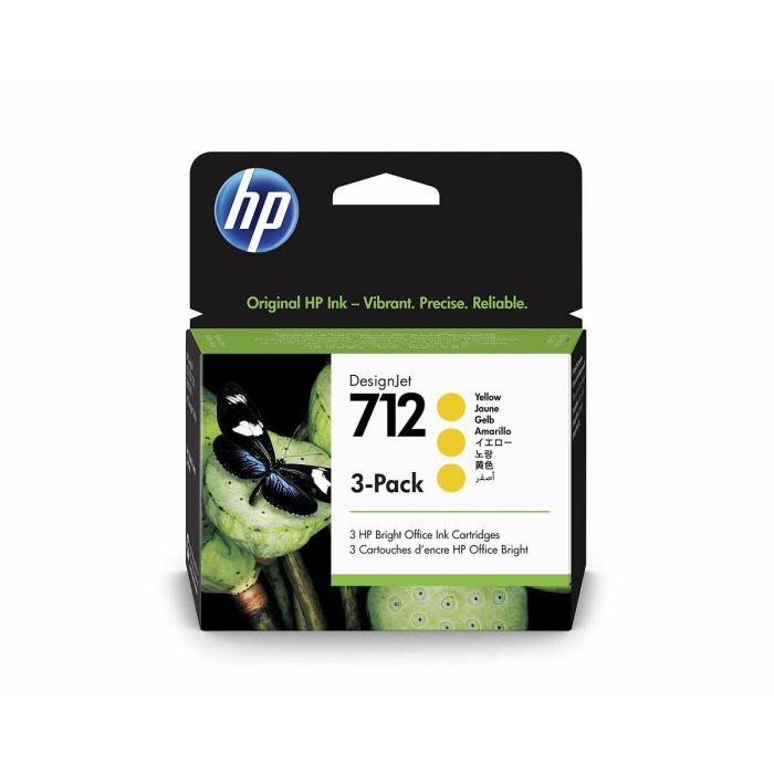 Cartucho de Tinta Original HP DesignJet 712 Amarillo 1 Cartucho de Tinta Original HP DesignJet 712 Amarillo 1