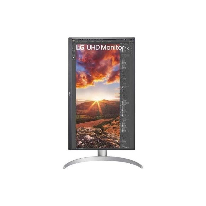 Monitor Profesional LG 27UP850 27"/ 4K/ Multimedia/ Plata