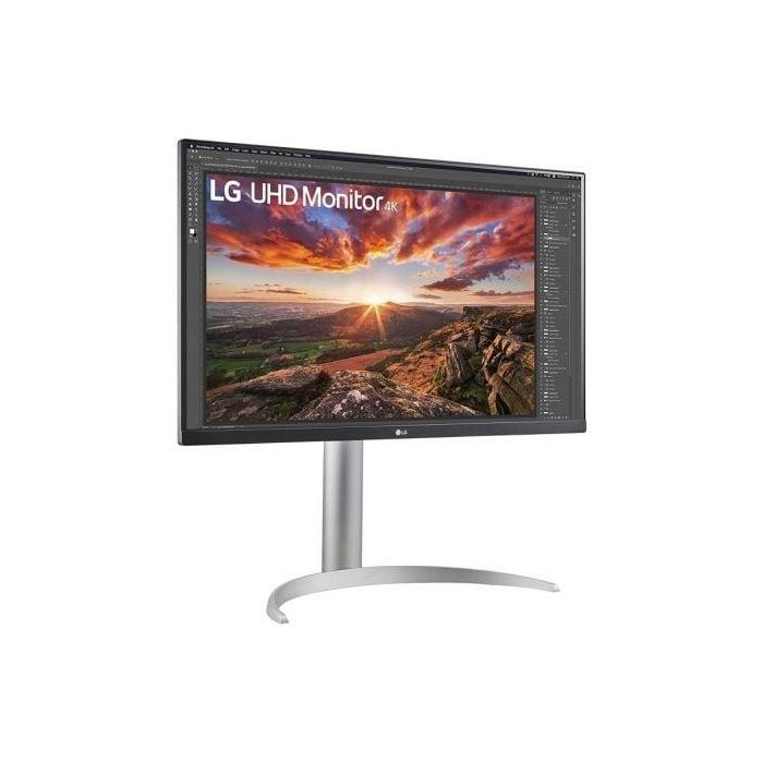 Monitor Profesional LG 27UP850 27"/ 4K/ Multimedia/ Plata