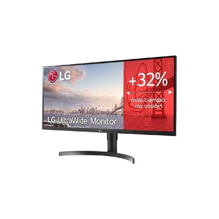 Monitor Profesional Ultrapanorámico LG 34WN750-B 34"/ WQHD/ Multimedia/ Negro 1