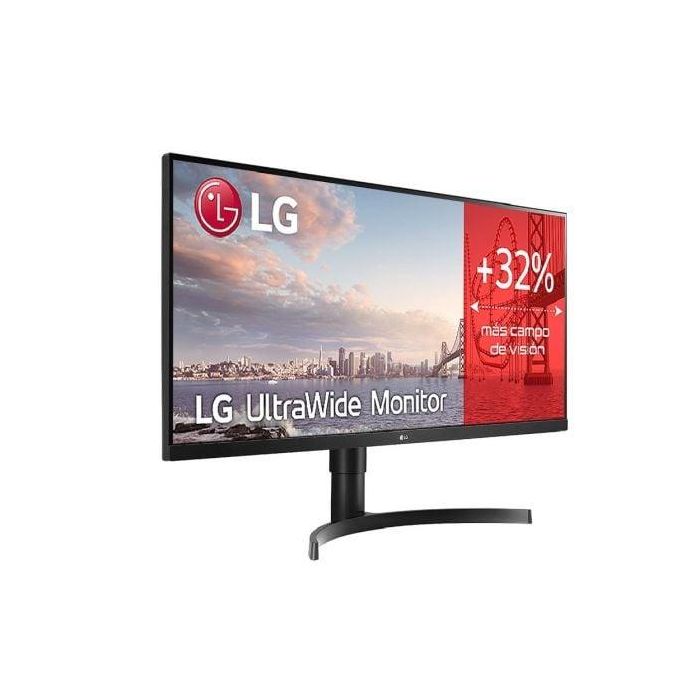 Monitor Profesional Ultrapanorámico LG 34WN750-B 34"/ WQHD/ Multimedia/ Negro 2