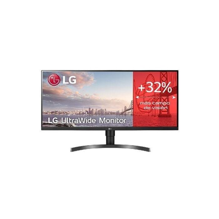 Monitor Profesional Ultrapanorámico LG 34WN750-B 34"/ WQHD/ Multimedia/ Negro