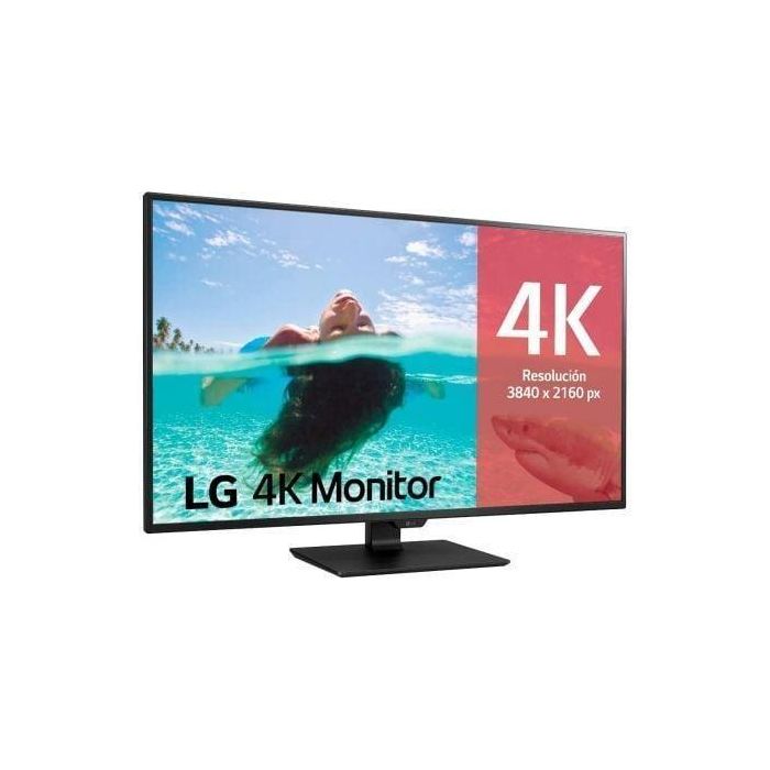 Monitor Profesional LG 43UN700-B 42.5"/ 4K/ Multimedia/ Negro