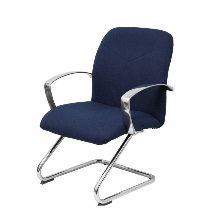 Silla de Recepción Caudete patín Piqueras y Crespo BALI200 Azul Azul marino 1 Silla de Recepción Caudete patín Piqueras y Crespo BALI200 Azul Azul marino 1