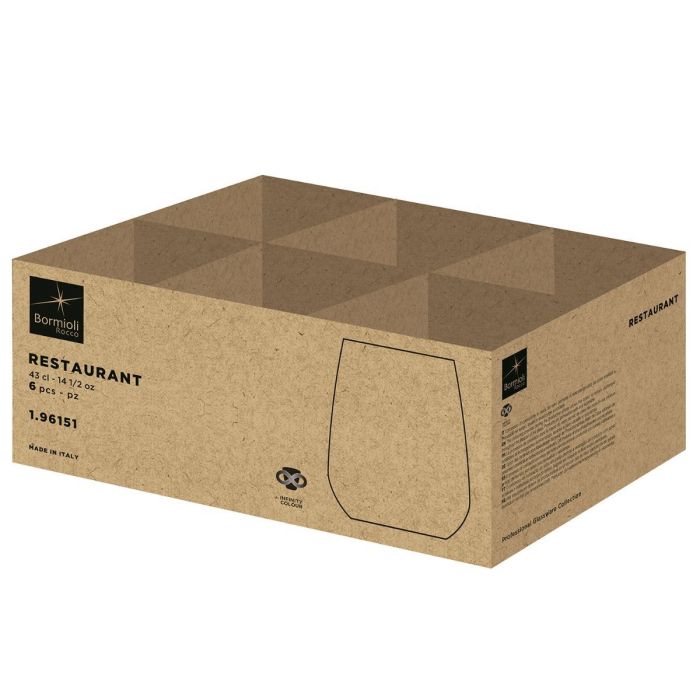 Bormioli Rocco Vaso Alto Cristalin Restaurant Cobalto 43 cL (6 Uds) Azul, Vidrio, Borde Fino, Larga Duración, Apto Lavavajillas, Italia 1 Bormioli Rocco Vaso Alto Cristalin Restaurant Cobalto 43 cL (6 Uds) Azul, Vidrio, Borde Fino, Larga Duración, Apto Lavavajillas, Italia 1