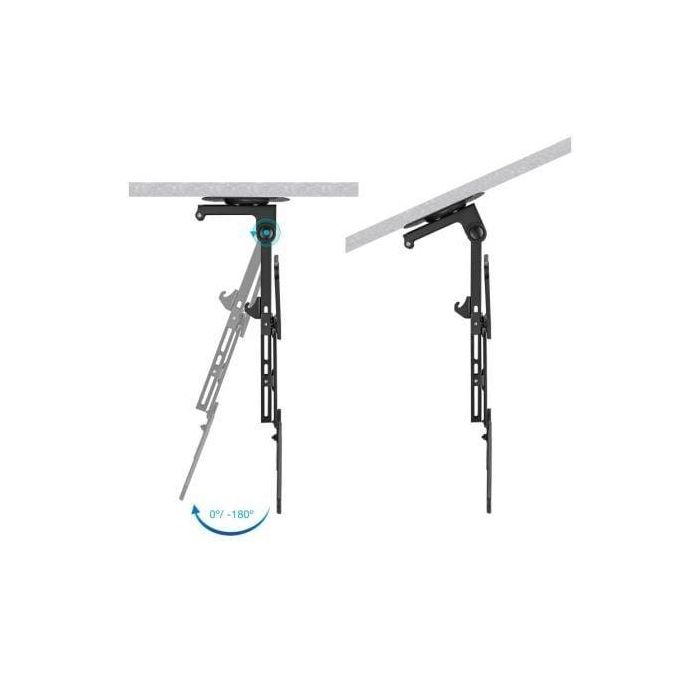 TooQ LPCE1123TSLI-B Soporte de Techo Giratorio Inclinable para TV 23-55 pulgadas, hasta 20kg, Altura Ajustable 520-614mm, Negro 2 TooQ LPCE1123TSLI-B Soporte de Techo Giratorio Inclinable para TV 23-55 pulgadas, hasta 20kg, Altura Ajustable 520-614mm, Negro 2