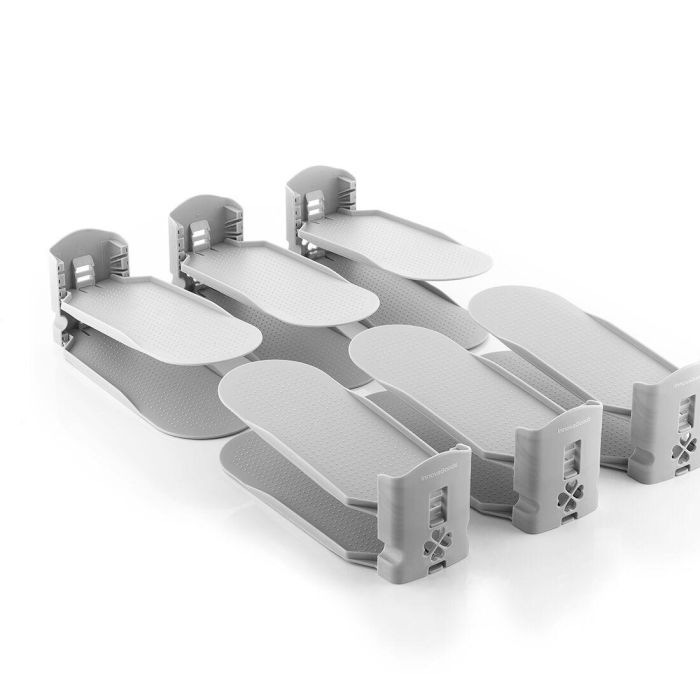 Organizador de Zapatos Regulable Sholzzer InnovaGoods 6 Unidades 4 Organizador de Zapatos Regulable Sholzzer InnovaGoods 6 Unidades 4