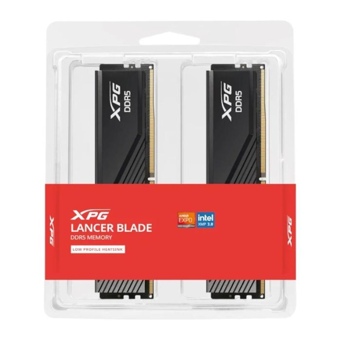 Adata 5U6000C4816G-DTLABBK Memoria RAM DDR5 32GB (2x16GB) 6000MHz CL48 XPG Lancer Blade 3 Adata 5U6000C4816G-DTLABBK Memoria RAM DDR5 32GB (2x16GB) 6000MHz CL48 XPG Lancer Blade 3