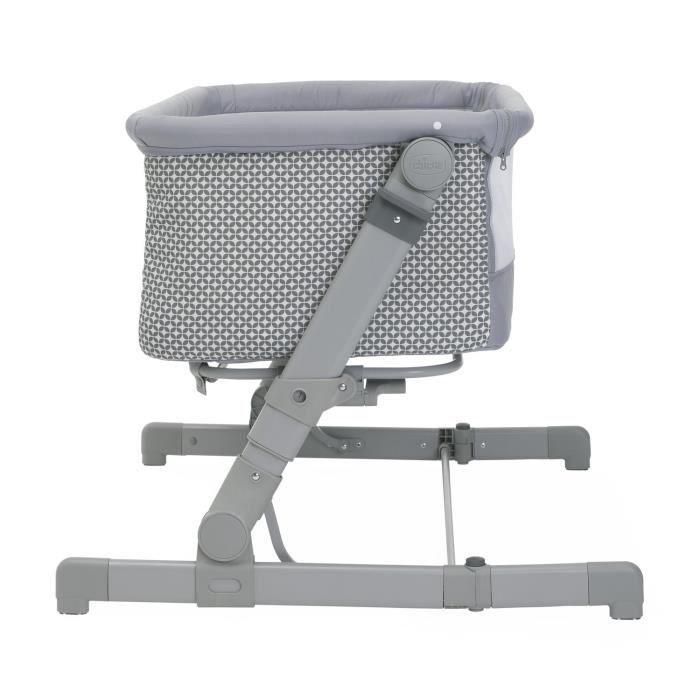Cuna colecho CHICCO Next2Me GO - Compacta - Plegable - Reclinable - 6 niveles de altura - Gris claro 5 Cuna colecho CHICCO Next2Me GO - Compacta - Plegable - Reclinable - 6 niveles de altura - Gris claro 5