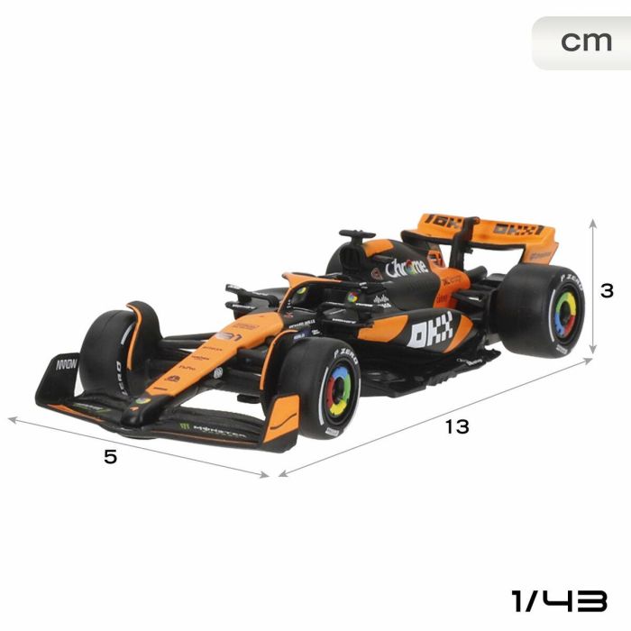 Coche de juguete McLaren F1 2024 MCL38 (6 Unidades) 3 Coche de juguete McLaren F1 2024 MCL38 (6 Unidades) 3