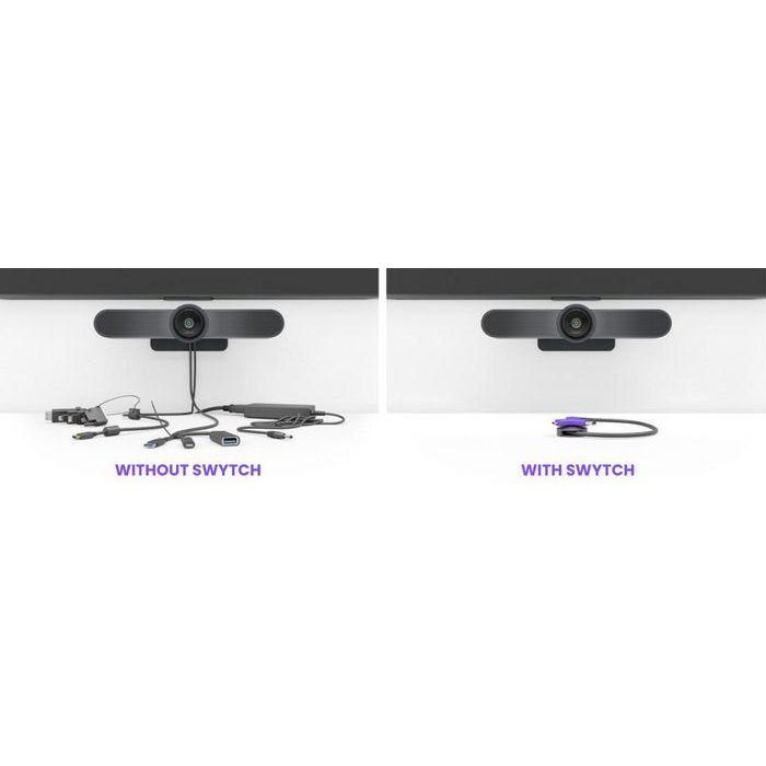 Logitech Swytch Enlace Portátil USB-C/A 4K para Videoconferencia en Salas Microsoft Teams Zoom BYOM Windows Mac Chromebook 3 Logitech Swytch Enlace Portátil USB-C/A 4K para Videoconferencia en Salas Microsoft Teams Zoom BYOM Windows Mac Chromebook 3