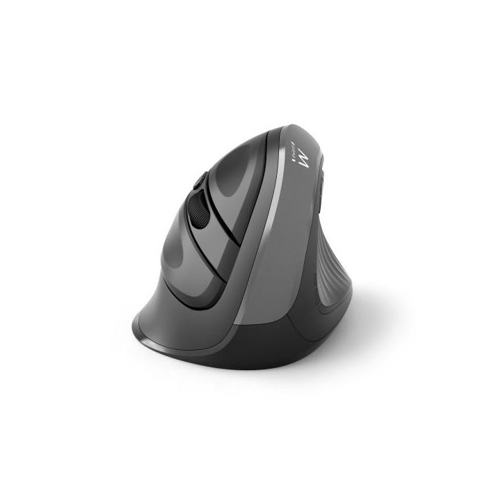 Ewent Ratón Ergonomico Inalambrico EW3229 - 2400dpi, Diseño Ergonómico, 6 Botones, Sensor Óptico