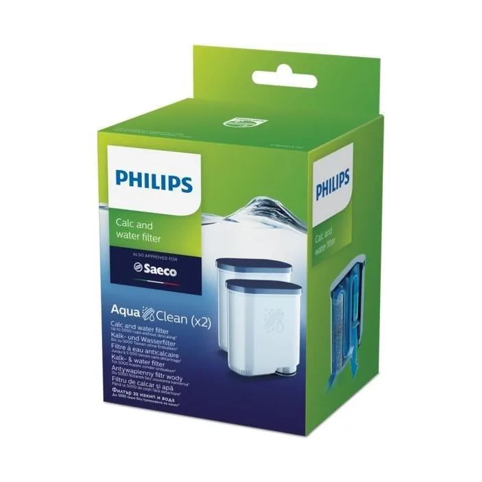 Philips CA6903/22 Juego de 2 filtros de agua y cal AquaClean para cafetera, elimina la cal 2