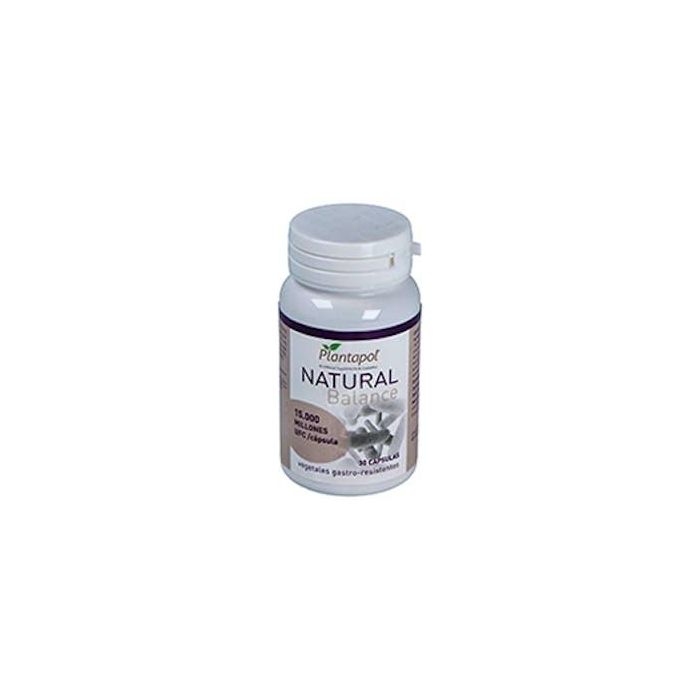 PLANTAPOL Natural Balance con FOS y Lactobacillus Rhamnosus y Gasseri, 30 Cápsulas