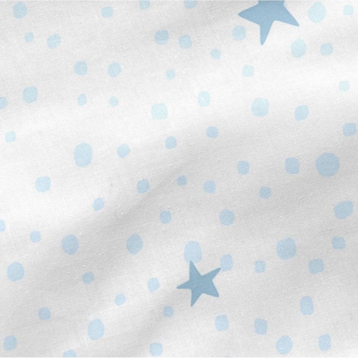 Cojín HappyFriday Basic Azul Estrella Estrellas 50 x 50 cm 1