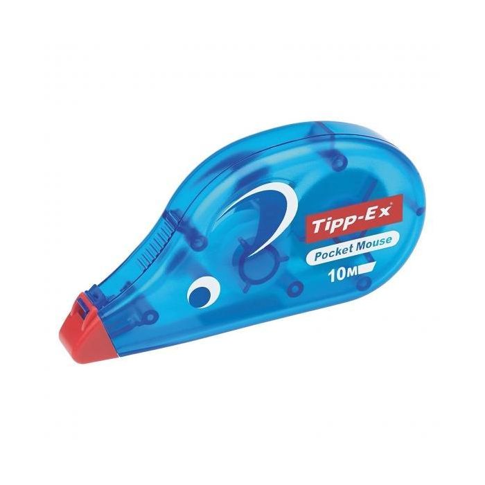 Caja de Correctores de Escritura en Cinta Bic Tipp-Ex Pocket Mouse/ 4.2mm x 10m/ 10 unidades Caja de Correctores de Escritura en Cinta Bic Tipp-Ex Pocket Mouse/ 4.2mm x 10m/ 10 unidades