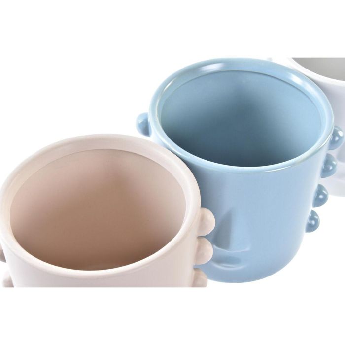 Macetero Urban DKD Home Decor 13 x 12.5 x 15 cm (4 Unidades) 1