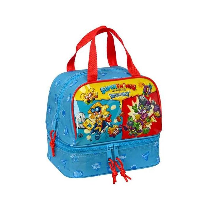 Portameriendas SuperThings Rescue force Azul 20 x 20 x 15 cm