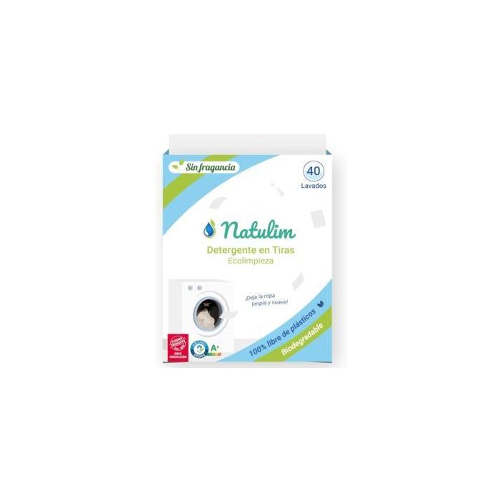 Detergente Natural Eco Tiras 40 Tiras