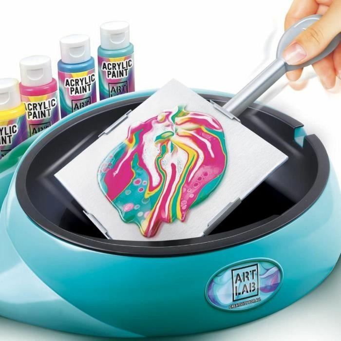 Canal Toys ART 010 Estudio de Pintura Acrílica Laboratorio de Arte Completo - Kit para Aprender Técnicas de Vertido y Crear Sin Ensuciar 3