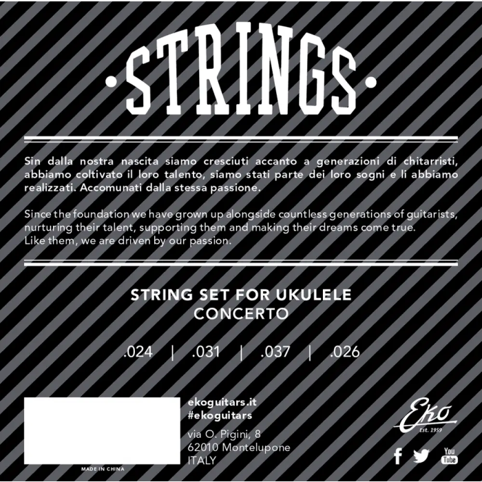 EKO Juego Ukelele Soprano Medium 1