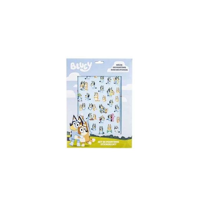 Cerdá Pack de Pegatinas Infantiles Bluey, Set de Adhesivos Decorativos, 18x25 cm, Color Azul, para Niños +3 Años Cerdá Pack de Pegatinas Infantiles Bluey, Set de Adhesivos Decorativos, 18x25 cm, Color Azul, para Niños +3 Años