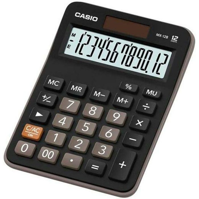 Calculadora Casio MX-12B Negro 14,7 x 10,6 x 2,9 cm (10 Unidades) 1