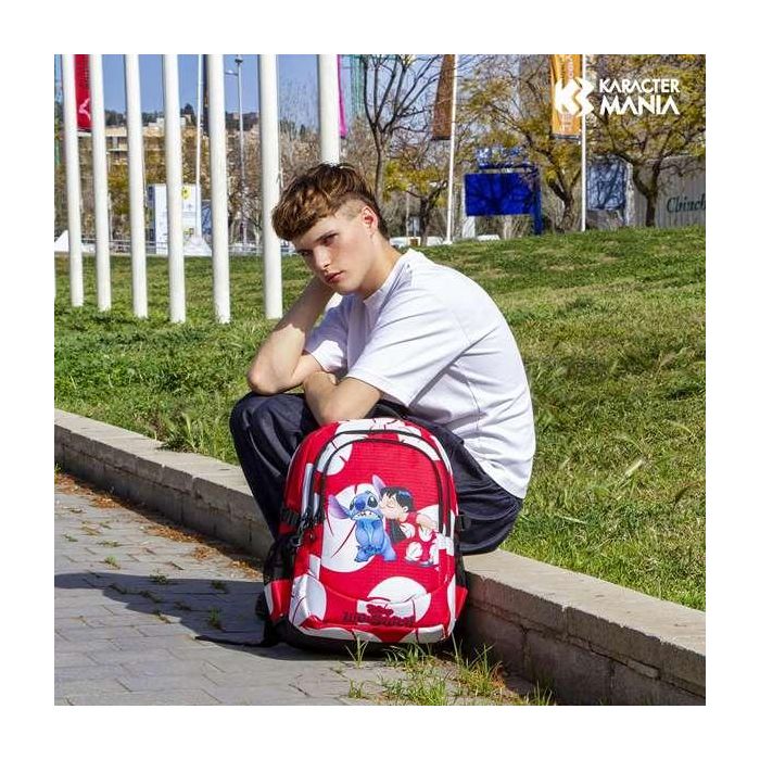 Karactermania Mochila Lilo y Stitch Run. Plus FAN K 44x34x21 cm Ripstop Roja Gran Capacidad 4 Karactermania Mochila Lilo y Stitch Run. Plus FAN K 44x34x21 cm Ripstop Roja Gran Capacidad 4