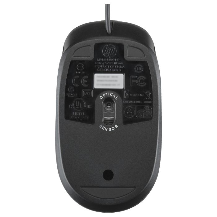HP Ratón Óptico USB Tipo A Negro Cable 2.9m 1 HP Ratón Óptico USB Tipo A Negro Cable 2.9m 1