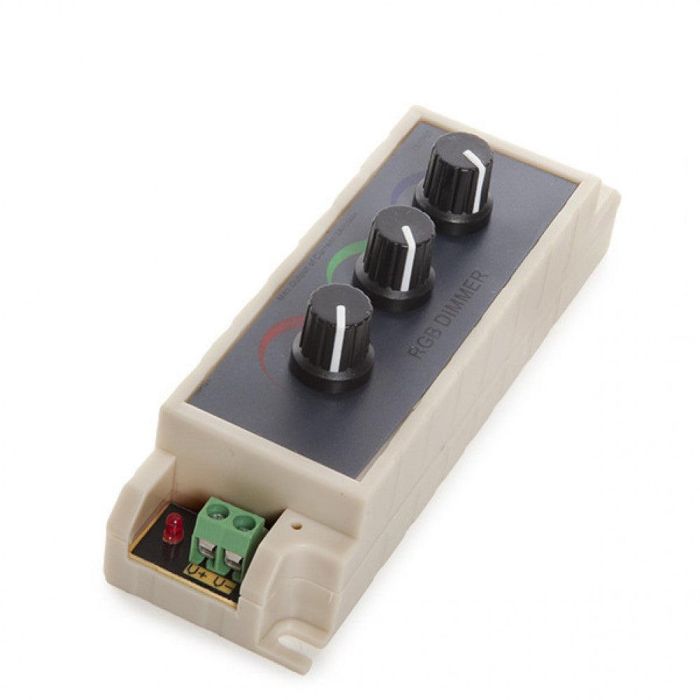 Controlador 3 Botones Tira RGB 12-24VDC ► 108/216W 2 Controlador 3 Botones Tira RGB 12-24VDC ► 108/216W 2