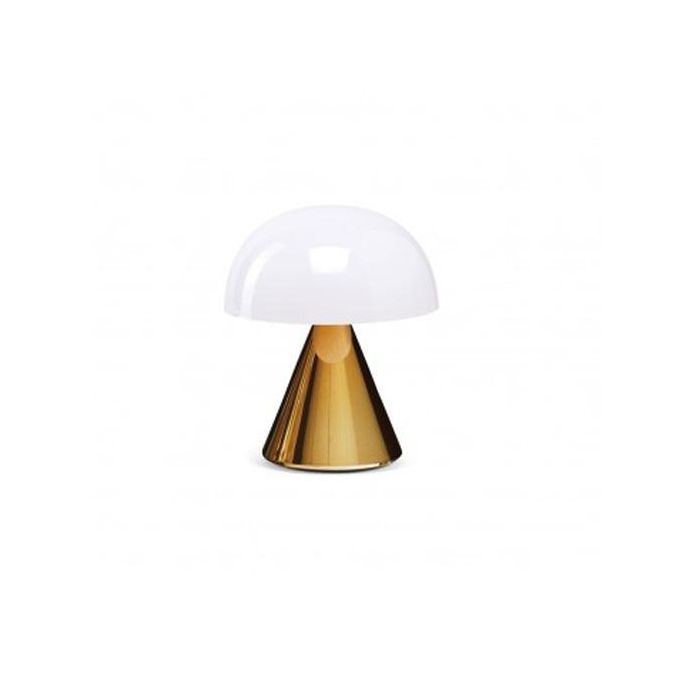 Lexon Lampara led con bateria recargable mina oro metal Lexon Lampara led con bateria recargable mina oro metal