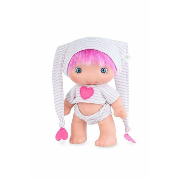 Muñeca piu ecolors en estuche cuerpo y extremidades de vinilo 25 cm